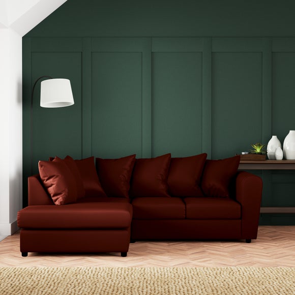 Blake Curved Arm Opulent Velvet Corner Chaise Sofa - image 1