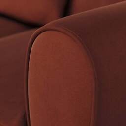 Blake Curved Arm Opulent Velvet Corner Chaise Sofa - thumbnail 5
