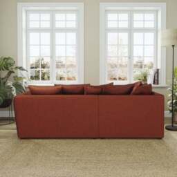 Blake Curved Arm Opulent Velvet Corner Chaise Sofa - thumbnail 3
