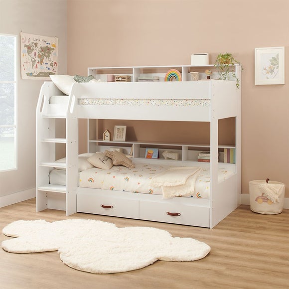 Aviary Kids Bunk Bed Frame With Storage - image 1