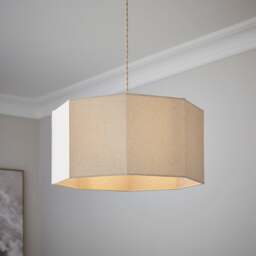 Luna Octagon Easy Fit Lamp Shade - thumbnail 1