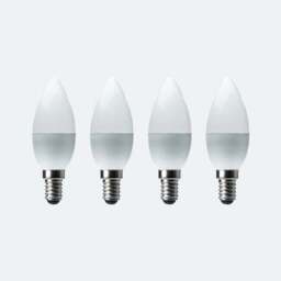 Set of 4 Status 4W Pearl SES Candle Bulbs - thumbnail 4