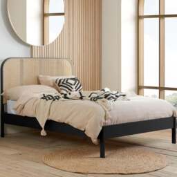 Margot Rattan Bed Frame - thumbnail 1