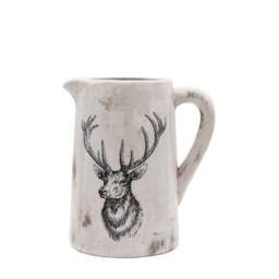 Stag Distressed Pitcher Vase - thumbnail 6