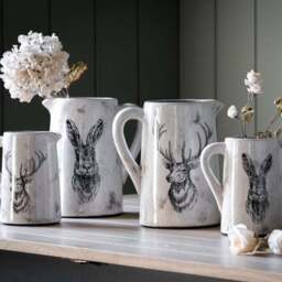 Stag Distressed Pitcher Vase - thumbnail 5