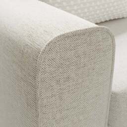 Abel Basketweave 3 Seater Sofa - thumbnail 4