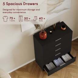Hayes 5 Drawer Chest - thumbnail 4