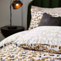 HÖEM City Cotton Rich Duvet Cover & Pillowcase Set, Multicoloured - thumbnail 2