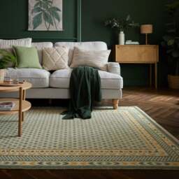 Mara Woven Jute Border Rug