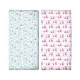 Pack of 2 Peppa Pig Lullabies 100% Cotton Cot Bed Fitted Sheets - thumbnail 5