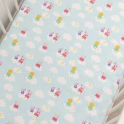 Pack of 2 Peppa Pig Lullabies 100% Cotton Cot Bed Fitted Sheets - thumbnail 2