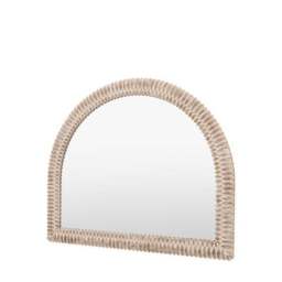 Sawan Arched Distressed Overmantel Wall Mirror - thumbnail 3