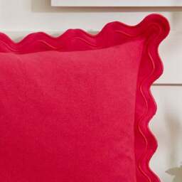 Scalloped Edge Square Cushion - thumbnail 2