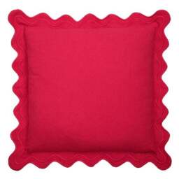Scalloped Edge Square Cushion - thumbnail 3