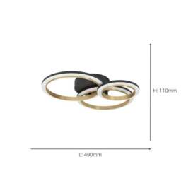 EGLO Calliera Modern LED Ceiling Light - thumbnail 3