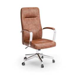 Alderton Faux Leather Office Chair - thumbnail 6