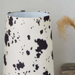 Cow Print Fabric Floor Lamp - thumbnail 3