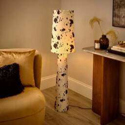 Cow Print Fabric Floor Lamp - thumbnail 2