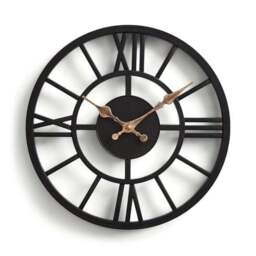 Skeleton Industrial Indoor Outdoor Wall Clock - thumbnail 3