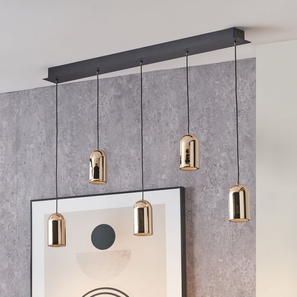 Pacific Lifestyle Xena 5 Light Adjustable LED Diner Ceiling Light - image 1