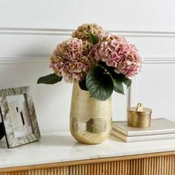 Recycled Glass Gold Foil Vase - thumbnail 1