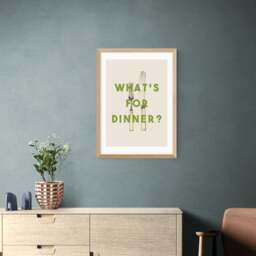 East End Prints What's For Dinner? Print by The 13 Prints
