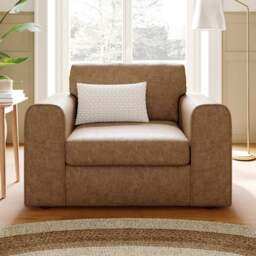 Abel Arizona Faux Leather Snuggle Chair