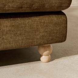 Arthur Linen Chenille 3 Seater Sofa - thumbnail 5