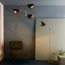 Aquila Metal Adjustable Floor Lamp - thumbnail 6