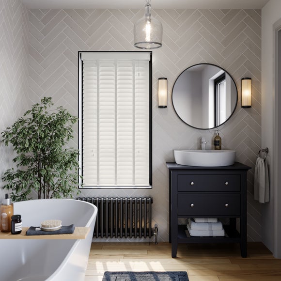 Made To Measure 63mm Slats White Textured Taped Venetian Blind - image 1
