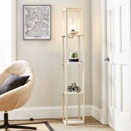 Keates Shelved Floor Lamp - thumbnail 1