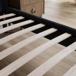 Skylar Velvet Pillow Back Bed Frame - thumbnail 4