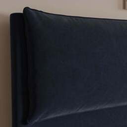 Skylar Velvet Pillow Back Bed Frame - thumbnail 5