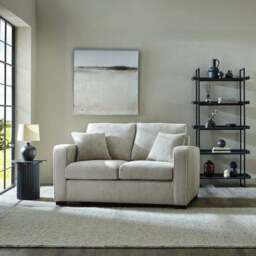Carson Deep Sit Chunky Chenille Luxury 2 Seater Double Sofa Bed - thumbnail 3
