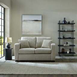 Carson Deep Sit Chunky Chenille Luxury 2 Seater Double Sofa Bed - thumbnail 2