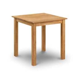 Coxmoor 4 Seater Square Dining Table, Solid Oak - thumbnail 6