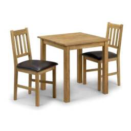 Coxmoor 4 Seater Square Dining Table, Solid Oak - thumbnail 5