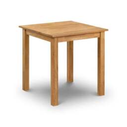 Coxmoor 4 Seater Square Dining Table, Solid Oak - thumbnail 2
