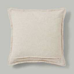 Contrast Oxford Edge Cotton & Linen Square Cushion Cover - thumbnail 3