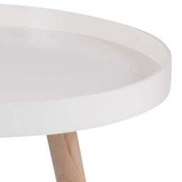 Pacific Halston Large Side Table, Natural Pine Wood - thumbnail 3