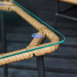 Rattan Rope Bistro Set - thumbnail 6