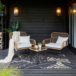Rattan Rope Bistro Set - thumbnail 1