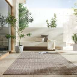 Abstract Indoor Outdoor Textured Rug - thumbnail 1