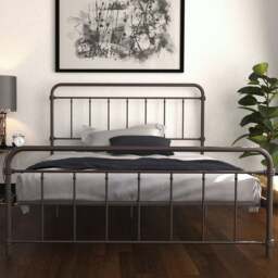Dorel Home Wallace Metal Bed - thumbnail 1