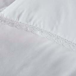 Pure Cotton Lace Duvet Cover & Pillowcase Set - thumbnail 4