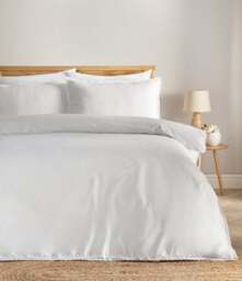 Pure Cotton Lace Duvet Cover & Pillowcase Set - thumbnail 1