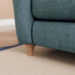 Hattie Tonal Plush Chenille Corner Chaise Sofa - thumbnail 5