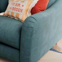 Hattie Tonal Plush Chenille Corner Chaise Sofa - thumbnail 6