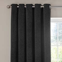 Textured Chenille Eyelet Curtains