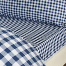Catherine Lansfield Bamford Gingham Check Polycotton Fitted Sheet - thumbnail 1